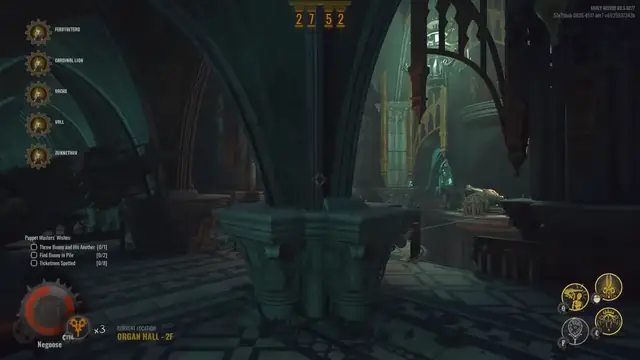 Carnival Hunt The Sisters scissors skill-shot in chase